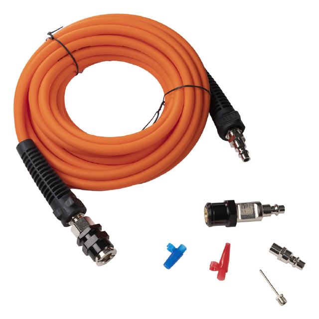 7-Meter-Spiralschlauch plus D&uuml;sen.