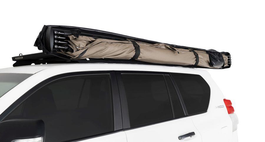 Alles kompakt und wetterfest verstaut.