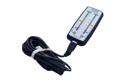 Kontrollmonitor f&uuml;r die Batterie- und Ladezust&auml;nde