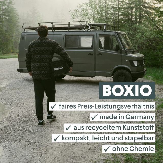 Aus recyceltem Kunststoff.