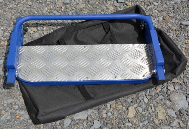 Handlich zusammenfaltbar.