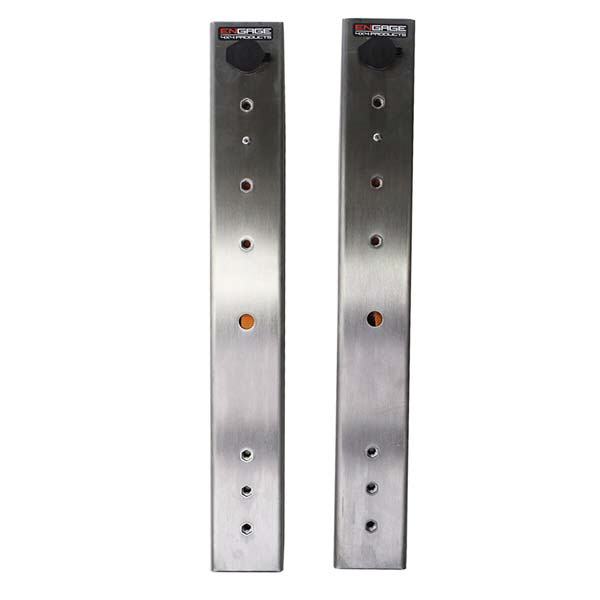 Sandlechhalterung Edelstahl natur