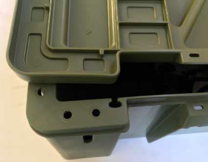 Verst&auml;rkte Ecken.