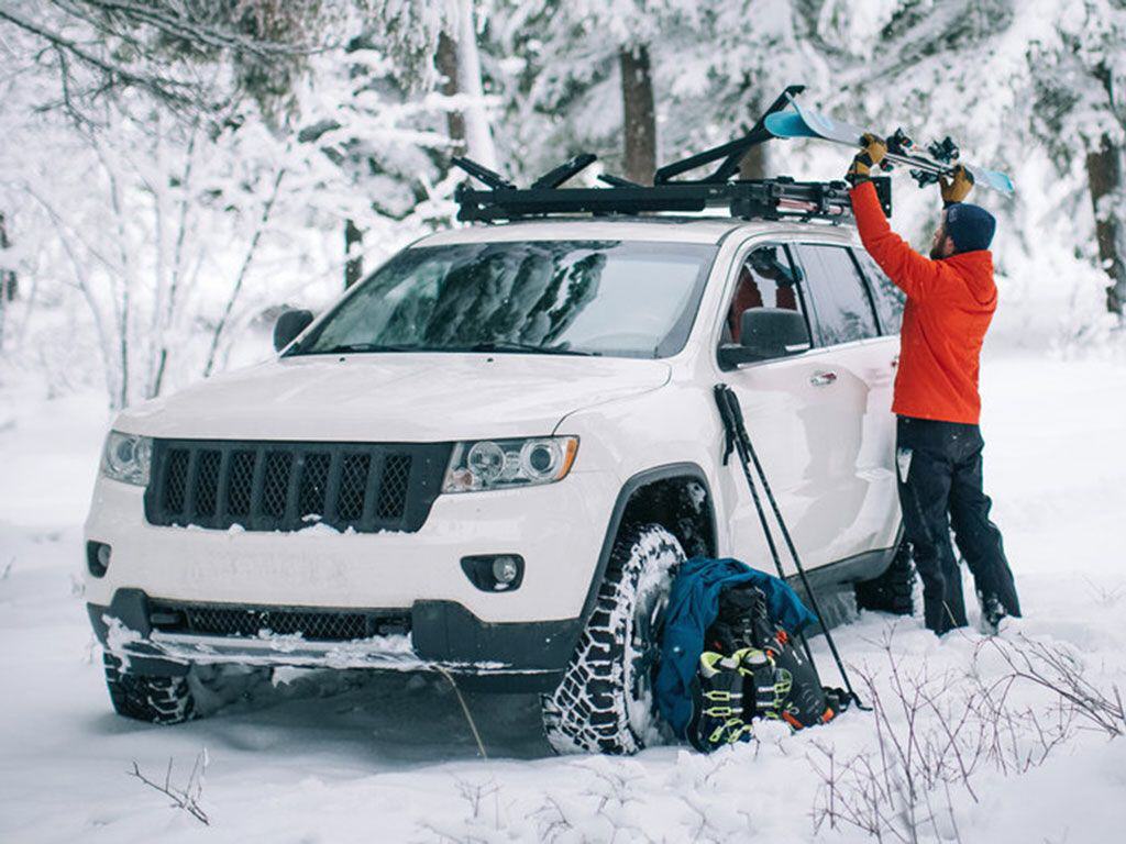 Sichere Transportl&ouml;sung auf Slimline-Dachtr&auml;ger.