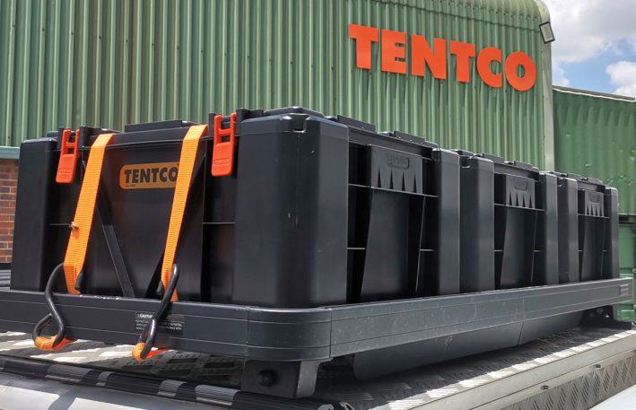 Tentco-Boxen sind ideal f&uuml;r den Au&szlig;eneinsatz.